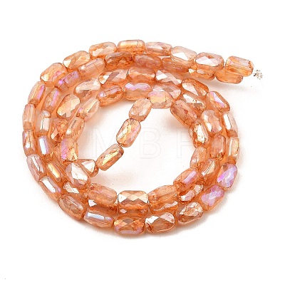 Imitation Jade Glass Beads Strands GLAA-P058-04A-04-1