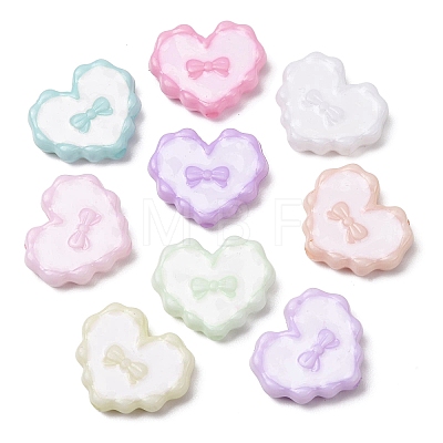 Opaque Enamel Acrylic Beads AC-CBAE647-17-1