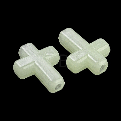 Luminous Transparent Acrylic Beads LACR-P001-02-1