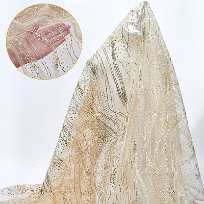 Polyester Paillette Fabric AJEW-WH0481-581A-1