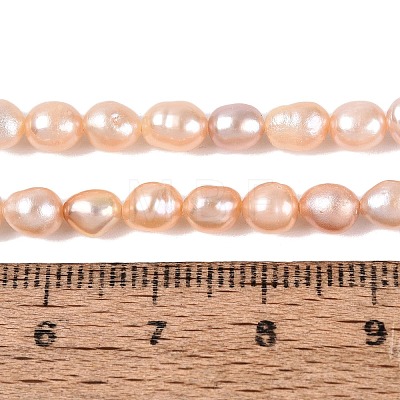 Natural Nucleated Pearl Beads Strands PEAR-N012-02Q-02-1