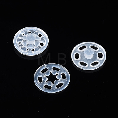 Transparent Resin Snap Fasteners BUTT-N018-060-A-1