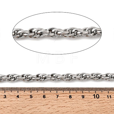 304 Stainless Steel Rope Chains CHS-K024-17P-1