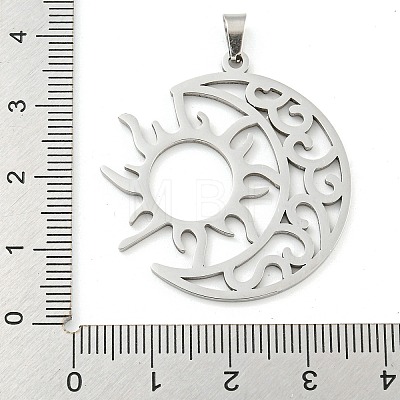 Non-Tarnish 304 Stainless Steel Pendants STAS-Z076-19P-1