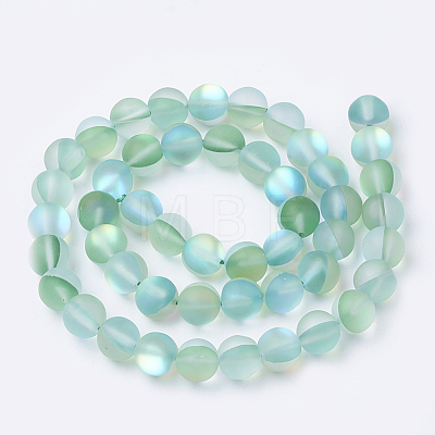 Synthetic Moonstone Beads Strands G-S283-10mm-11-1