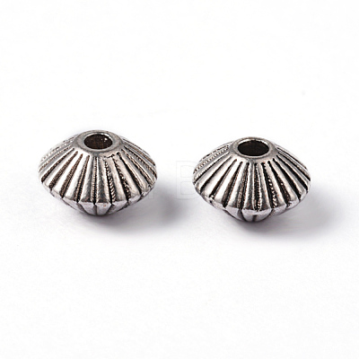 Tibetan Style Alloy Spacer Beads X-LF0620Y-NF-1