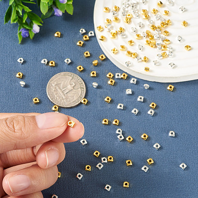 220Pcs 2 Colors Alloy Spacer Beads FIND-TA0010-49-1