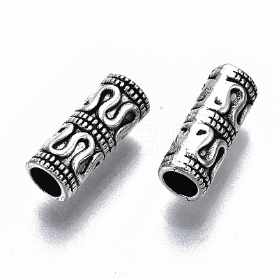 Tibetan Style Alloy Beads TIBE-S314-140AS-RS-1