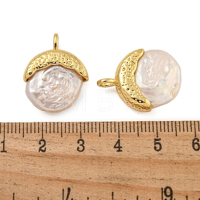 Natural Keshi Pearl Pendants KK-C074-59G-1