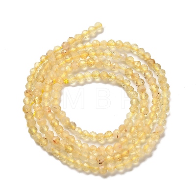 Natural Citrine Beads Strands G-Z074-A03-01-1