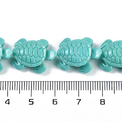 Synthetic Coral Carved Beads Strands CORA-L020-E-13-1