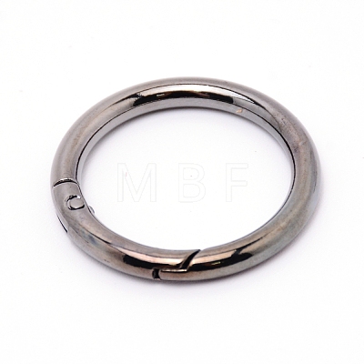 Alloy Spring Gate Rings AJEW-WH0129-48D-B-1