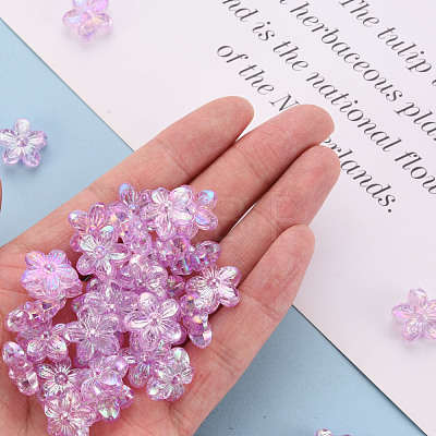 Transparent Acrylic Beads TACR-S154-45C-935-1