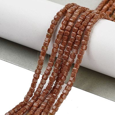 Synthetic Goldstone Beads Strands G-H042-B36-01-1