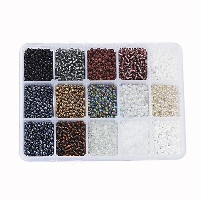 8/0 Glass Seed Beads SEED-JP0009-01-3mm-1