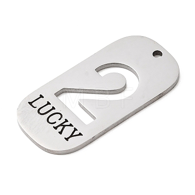 304 Stainless Steel Pendants STAS-D200-02C-P-1