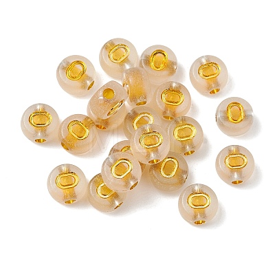 Luminous Transparent Acrylic Beads OACR-P037-01B-O-1