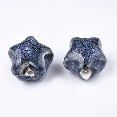 Handmade Porcelain Beads X-PORC-S498-48A-1