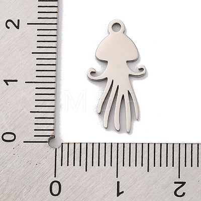 Non-Tarnish 201 Stainless Steel Pendants STAS-U016-08P-04-1