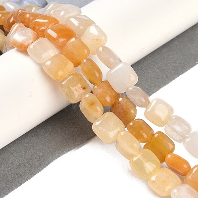 Natural Topaz Jade Beads Strands G-M435-A10-01-1