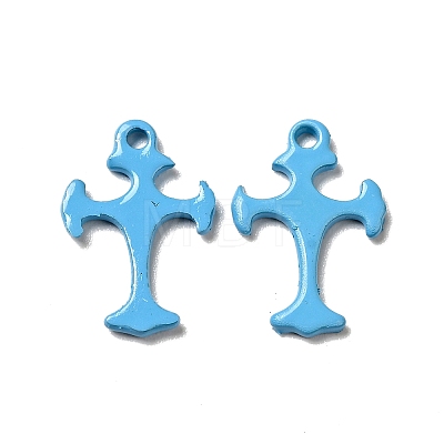 Spray Painted 201 Stainless Steel Charms STAS-G304-26C-1