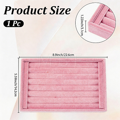 Velvet Ring Organizer Display Trays ODIS-SP0002-20B-1