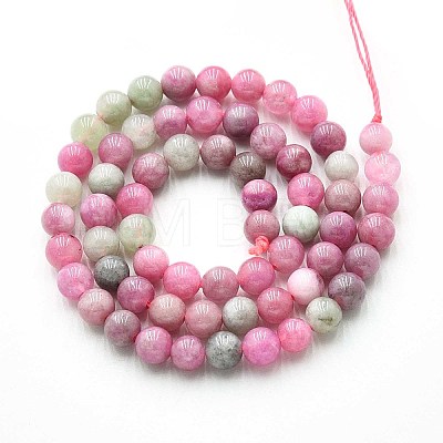 Natural Quartz Beads Strands G-N355-6mm-73-1