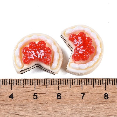 Opaque Resin Imitation Food Decoden Cabochons CRES-I032-02E-1