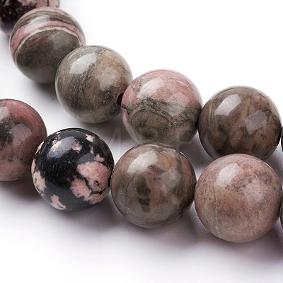 Natural Rhodonite Beads Strands G-G731-10-18mm-1