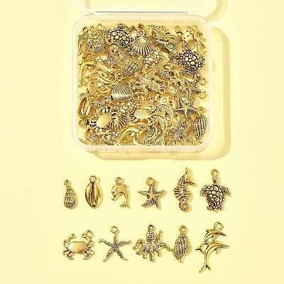 Tibetan Style Alloy Pendants FIND-FS0003-95AG-1