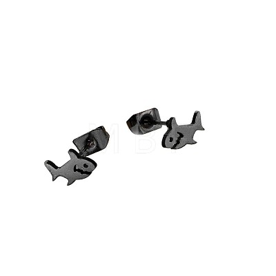 304 Stainless Steel Stud Earrings FS-WG85980-02-1