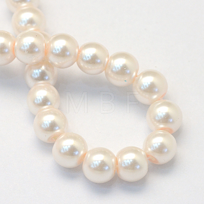 Baking Painted Glass Pearl Bead Strands X-HY-Q003-3mm-41-1