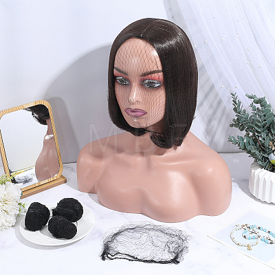 Nylon Stocking Wig Caps DIY-WH0750-333B-1