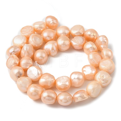 Natural Cultured Freshwater Pearl Beads Strands PEAR-P064-19L-06E-1