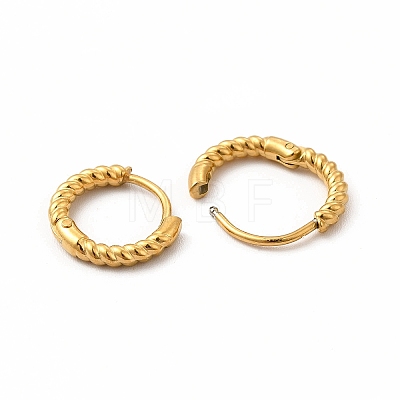316 Stainless Steel Hoop Earrings for Women EJEW-C004-16A-G-1