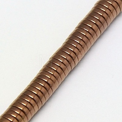 Electroplate Non-magnetic Synthetic Hematite Beads Strands G-J164A-2mm-M-1
