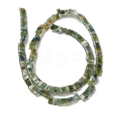 Natural Moss Agate Beads Strands G-Z045-A14-01-1
