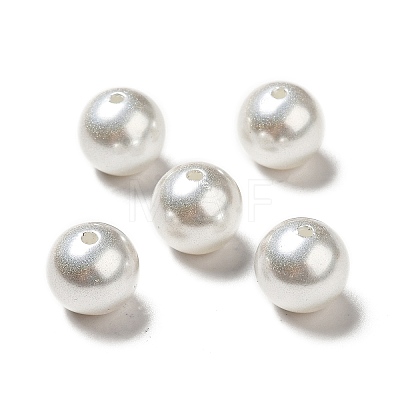 ABS Plastic Imitation Pearl Beads SACR-A001-02A-1