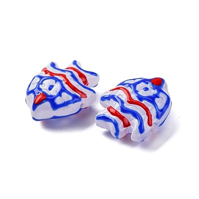 Handmade Lampwork Beads LAMP-S068-06G-1