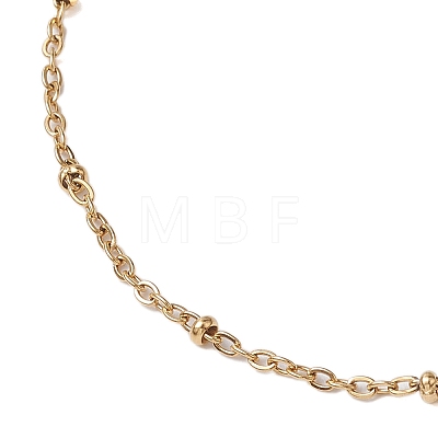 304 Stainless Steel Satellite Chain Slider Bracelet Making AJEW-JB01246-01-1