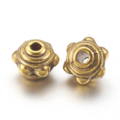 Tibetan Style Alloy Spacer Beads LS-GLF1017Y-1
