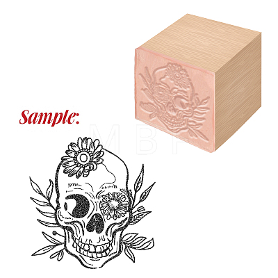 1Pc Beechwood Stamps DIY-CP0007-97A-1