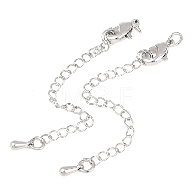 Brass Curb Chain Extender KK-L265-03P-1