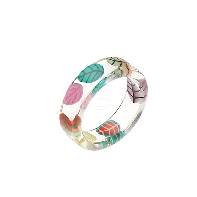 Transparent Resin Finger Rings WG0FCEE-01-1