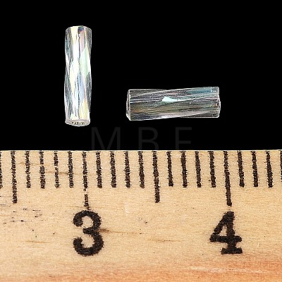 10G Ceylon Glass Twist Bugle Beads X-SEED-L012-01I-1