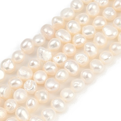 Natural Cultured Freshwater Pearl Beads Strands PEAR-P064-19G-03A-1