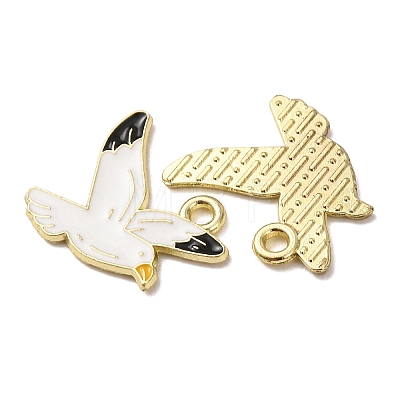 Ocean Alloy Enamel Pendants ENAM-B041-01D-1