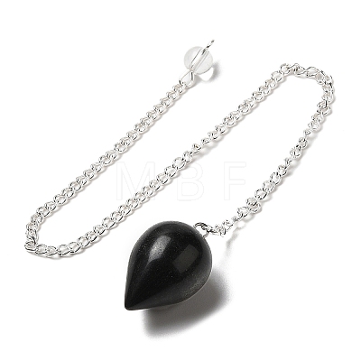 Natural Obsidian Dowsing Pendulums G-R492-01S-03-1