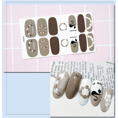 Lovely Full Cover Nail Art Stickers MRMJ-X0029-07A-1