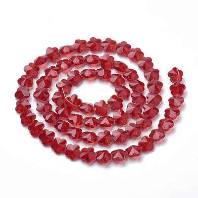 Transparent Glass Beads GLAA-Q066-14mm-C13-1